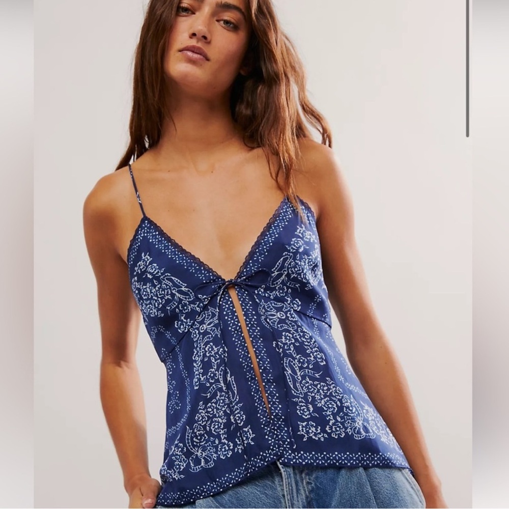 LoveShackFancy Silk Tivelo Tank